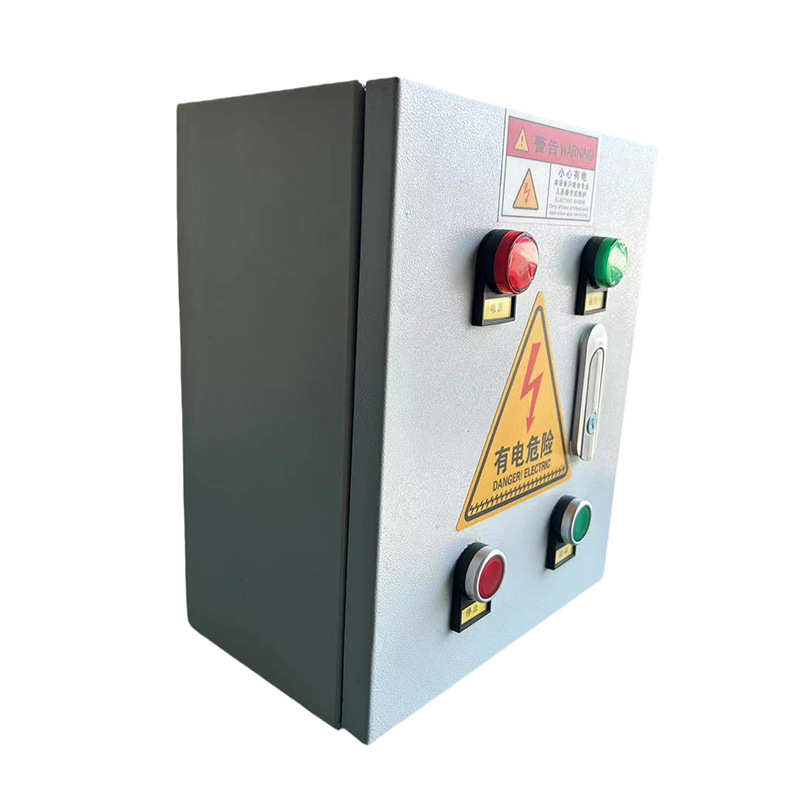 380V启动停止控制电箱带数显调整保护电机家用排烟风机电控箱