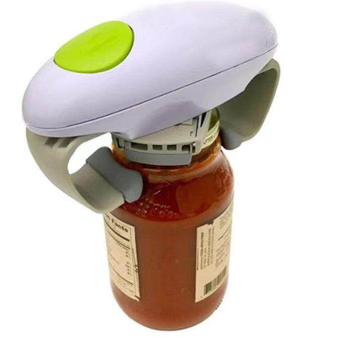 家用厨房工具 电动双耳开罐器 开瓶器 一键自动开瓶盖 跨境货源