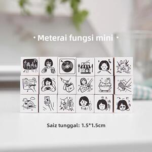 【小林几】现货 YUBAI 原创印章2 日程规划生活记录打卡 木质印章
