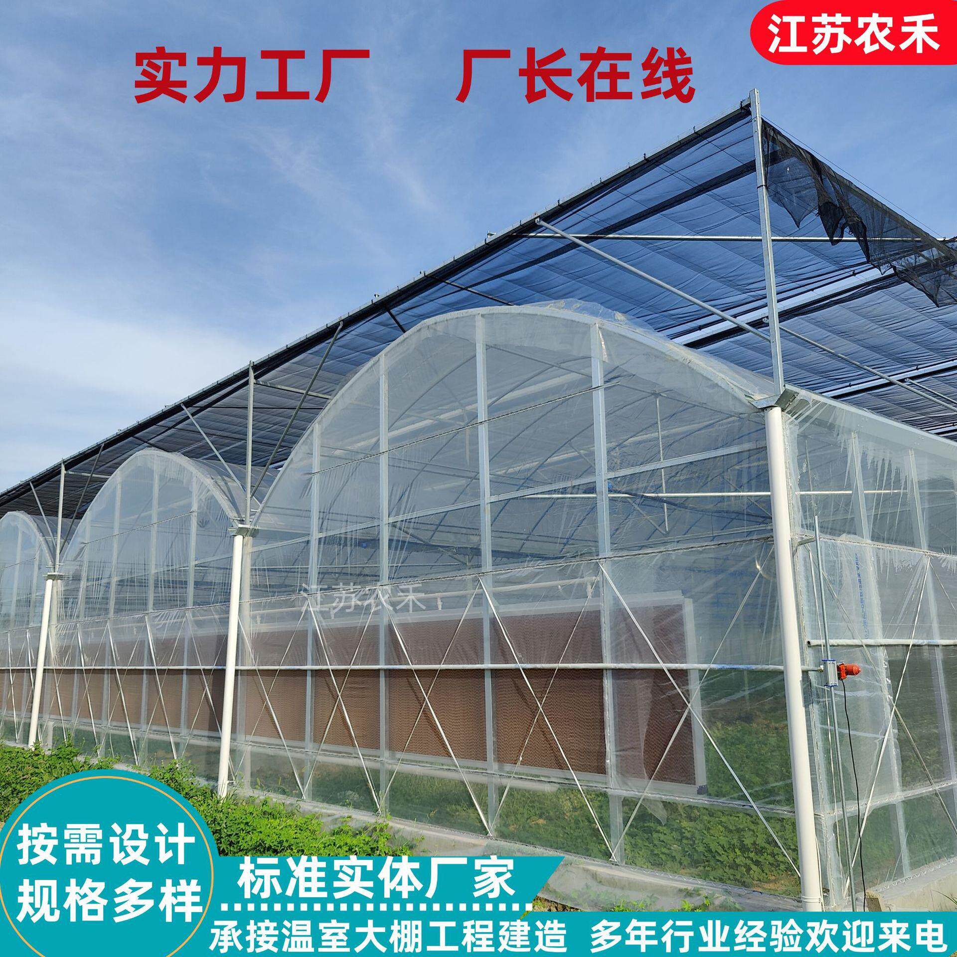 外遮阳连栋温室大棚利德膜标准塑料薄膜花卉蔬菜育苗连体大棚