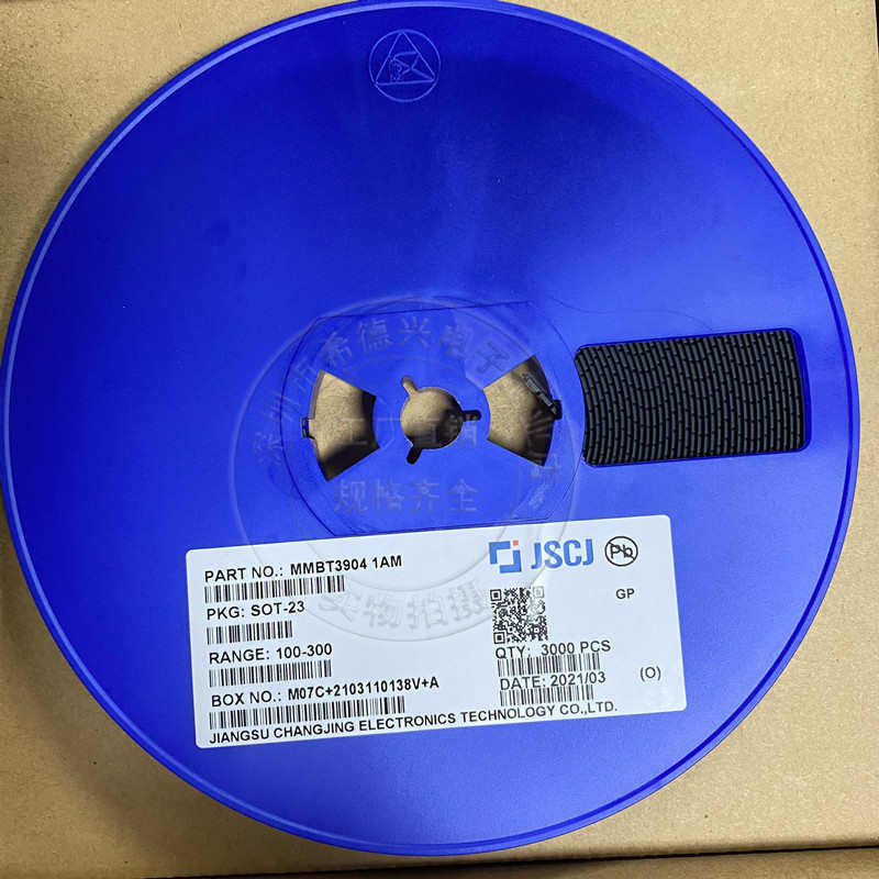 MMBT3904 1AM开关三极管 MMBT3906 贴片SOT-23原装长电CJ3000个盘