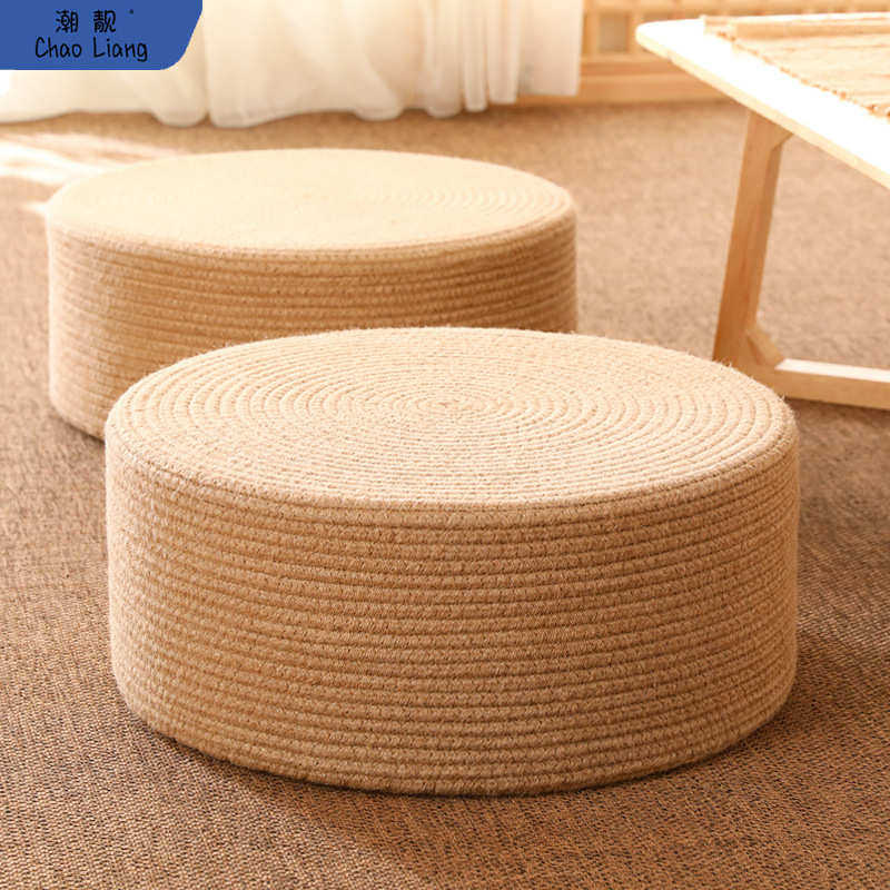 黄麻蒲团坐垫卧室地上榻榻米垫子日式打坐垫禅修垫拜佛垫跪垫包邮,居家布艺,美臀垫/保健坐垫,淘宝优惠券,粉丝福利购,淘宝优惠卷