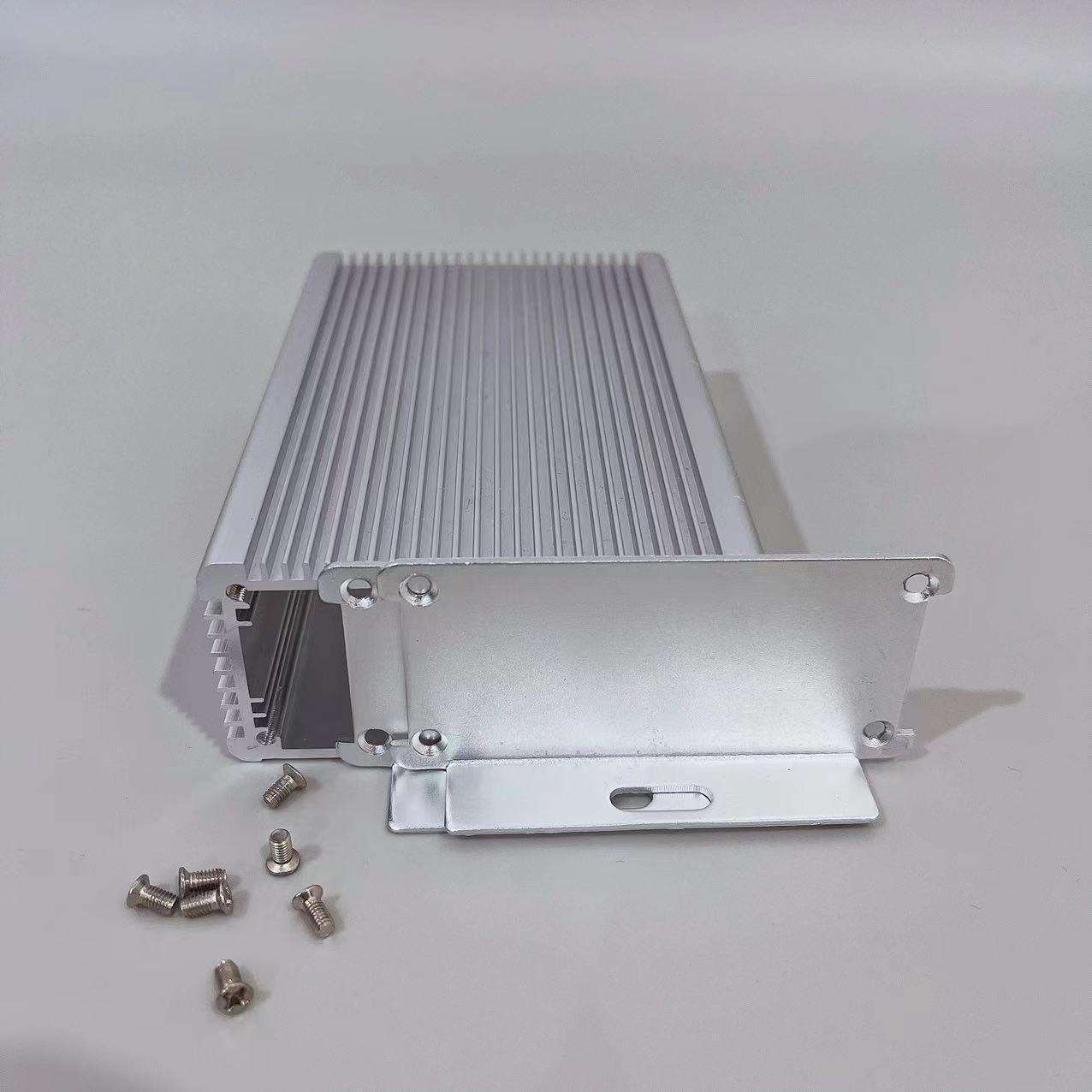 120x80x38MM电器控制器外壳散热屏蔽壳体电源铝壳