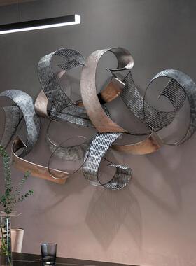 北欧创意墙面装饰几立抽发象何壁挂20SM1040玄关卧室客厅电视沙背