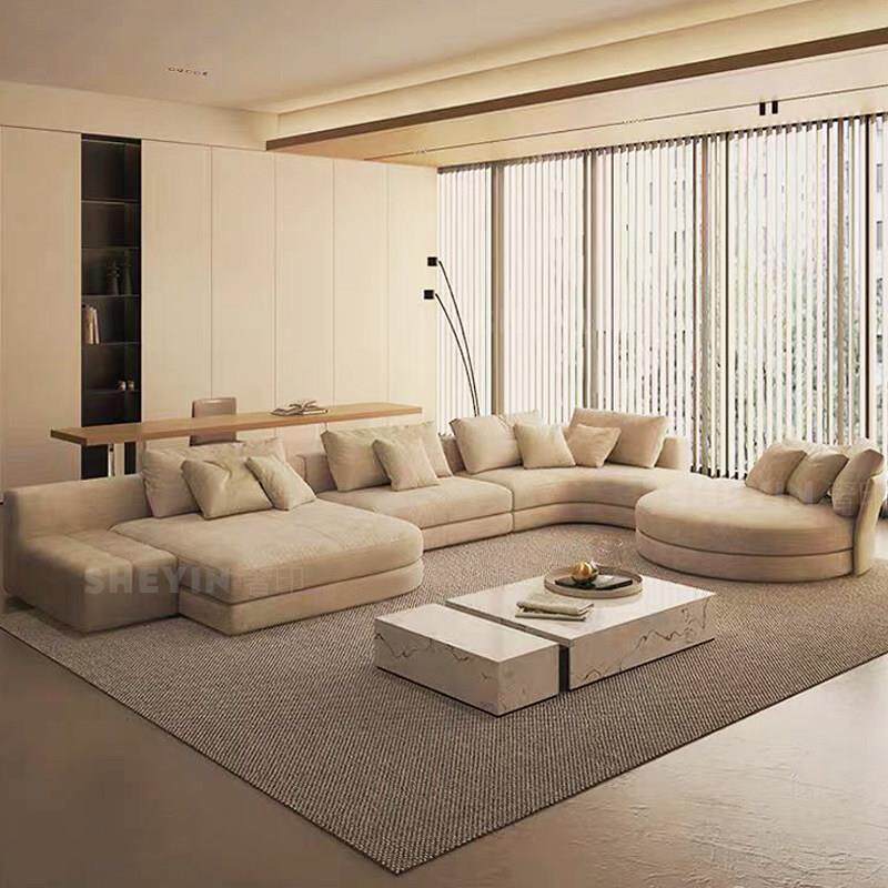 Cantori Oasi绿洲沙发大平层别墅豪宅专属布艺可定制真皮模块组合