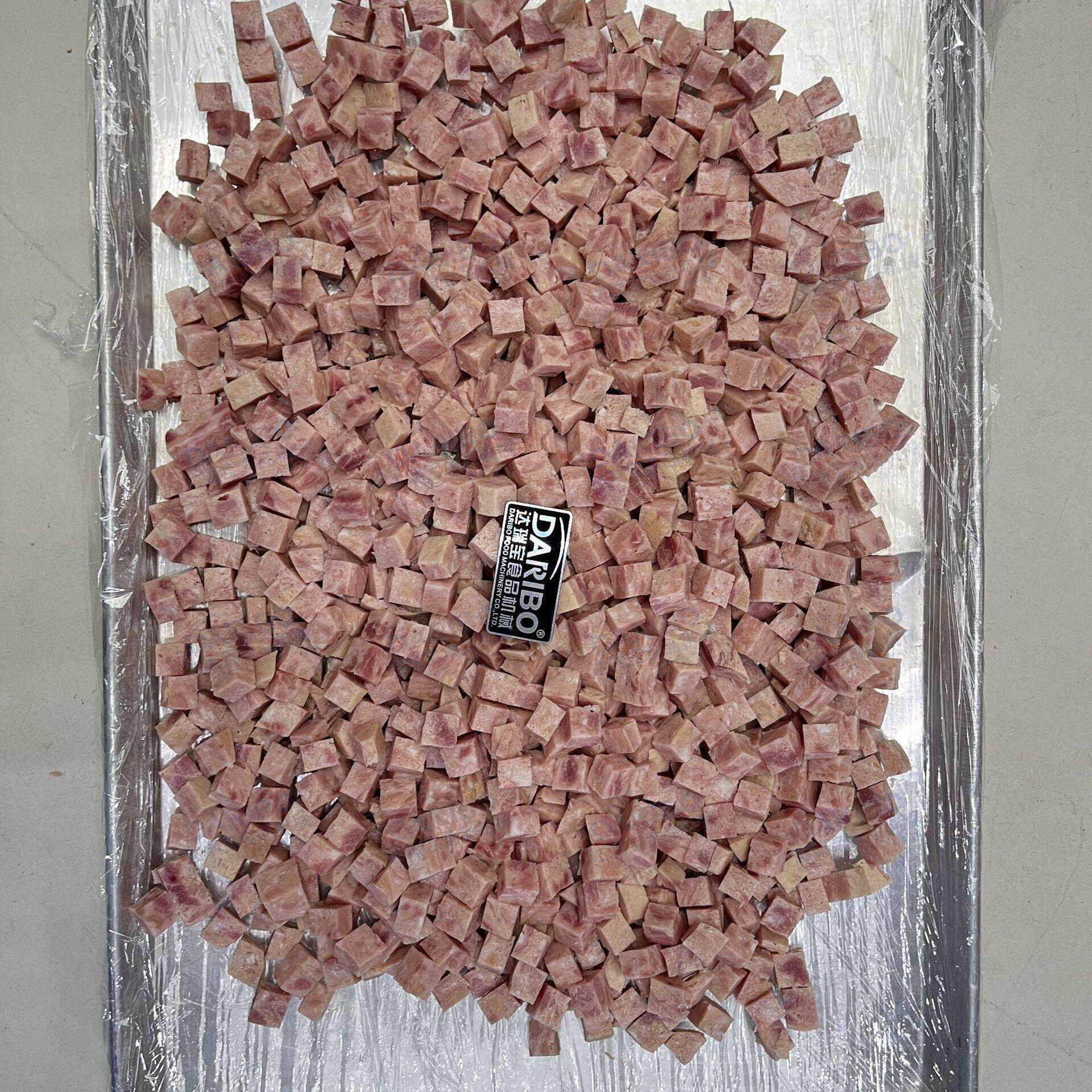 *输送带式自动进料切丁机冰鲜肉鸡胸肉切条机 大型猪肉牛肉切粒机