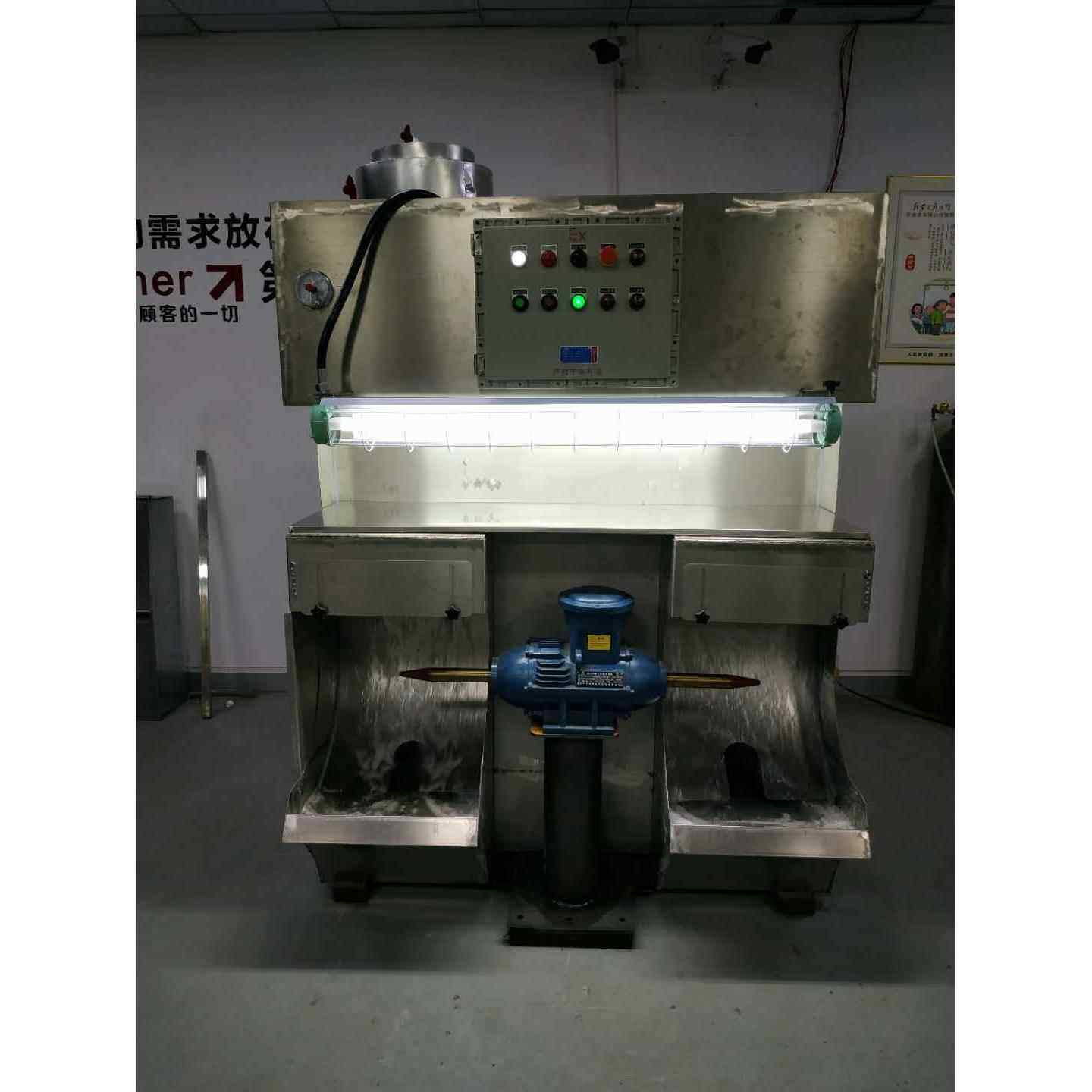 绿源湿式除尘器刀具合页气车自行车餐具匙扣纽扣抛光一体机