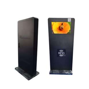 24寸户外横屏立式 防水智能刷卡RFID物体识别门禁PC触摸一体广告机