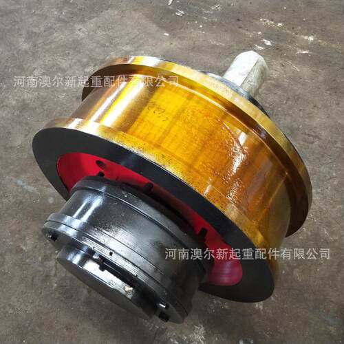 直30/4MZT00/5005单边起重机径车轮双组梁小车行走轮