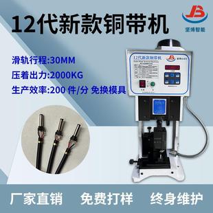 步進(jìn)電機(jī)送料銅帶機(jī)汽車線束連接精密壓接機(jī)江蘇數(shù)控銅帶