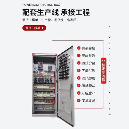 低压成套配电箱配电柜照明动力柜开关箱户外防雨电控箱GGD厂家