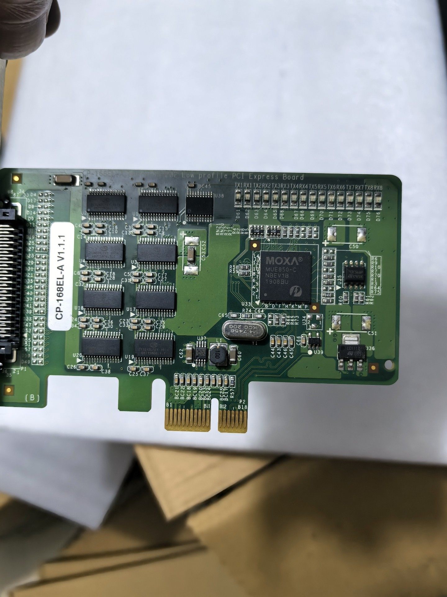 摩莎 MOXA CP-168EL-A PCIE 多串口卡 包