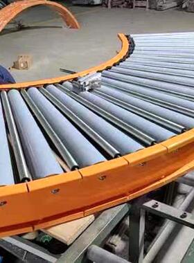 立库物流线90度45度60度密集滚筒转弯滚筒输送线货运物流滚筒