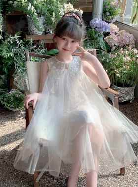 NEXT GJLG 女童连衣裙夏装2025新款夏季儿童纱裙洋气小女孩公主裙