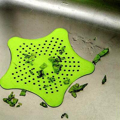 Silicone Drain Hair Catcher, Kitchen Sink Strainer Bathroom