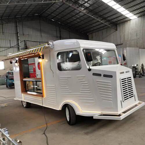 雪铁龙移动街景餐车造型拍照商展商业美陈奶茶咖啡冷饮流动售货车