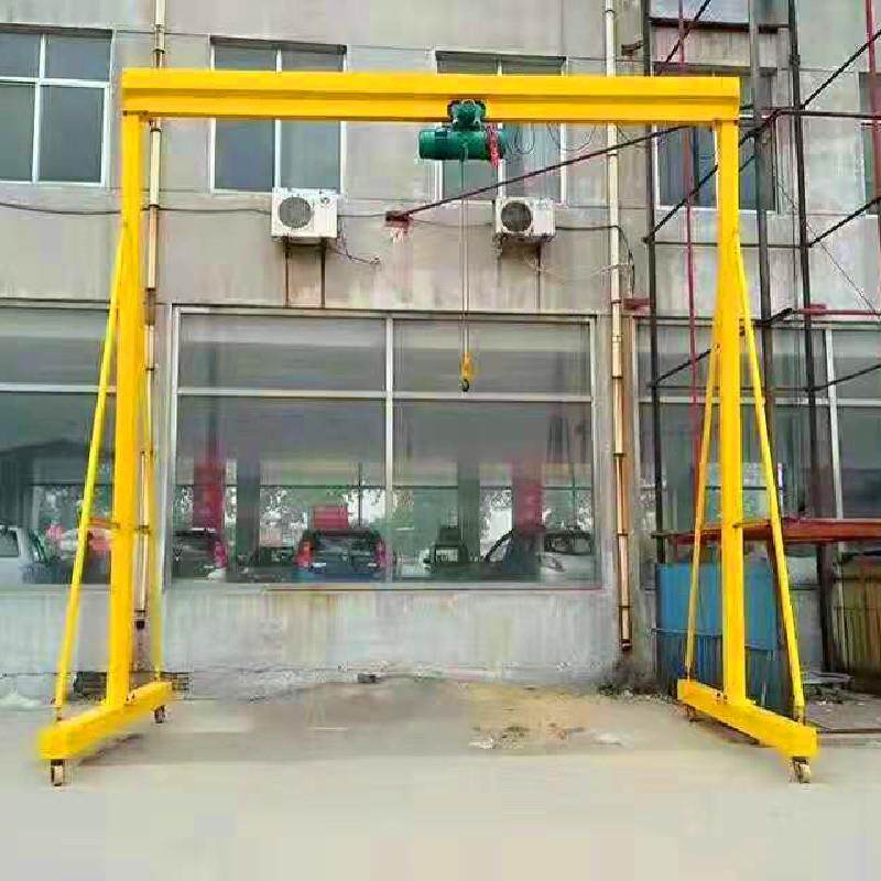 1吨升降万向龙门架 龙门吊升降机 万向轮手推龙门吊架 省时省力