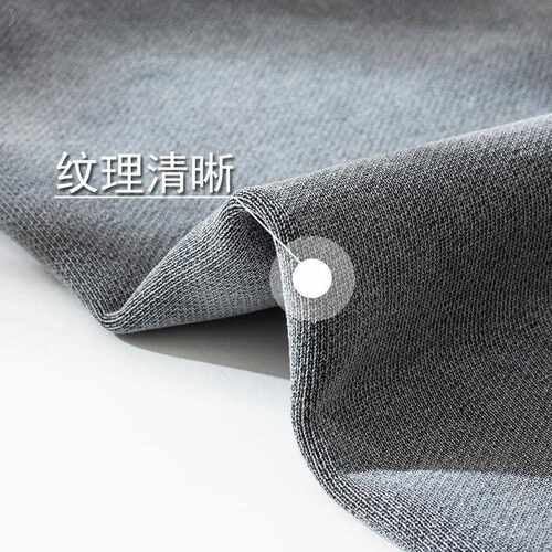 新款直销230g蜡染棉双纱平纹汗布32S洗褪怀旧风T恤面料春夏针织布