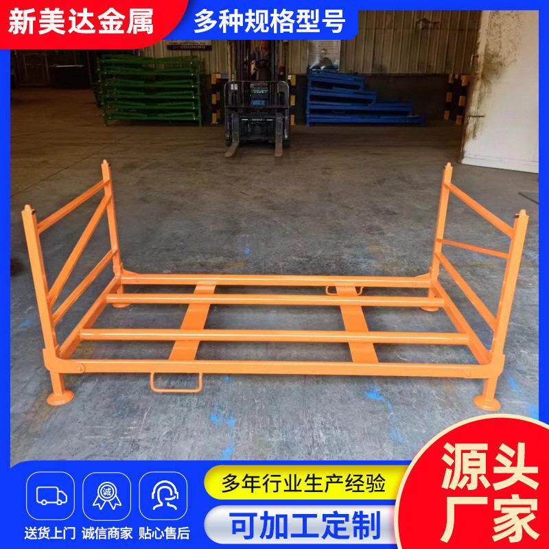 轮胎货架产地货源生产钢制重型移动折叠仓储整理轮胎货架