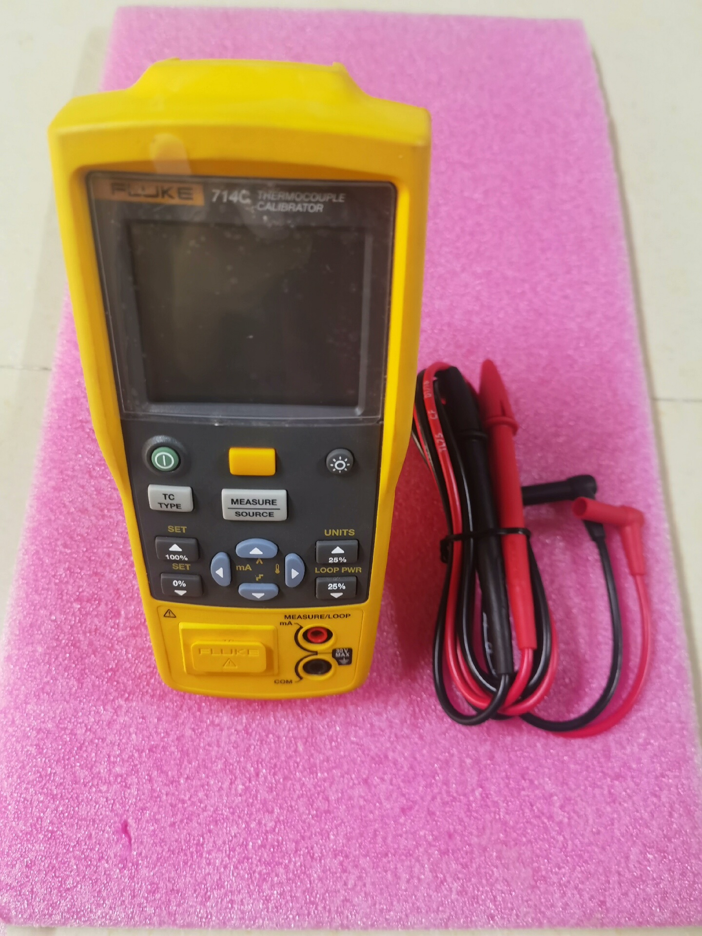 FLUKE福禄克714C热电偶校准仪 实图拍摄成色嘎嘎新 带