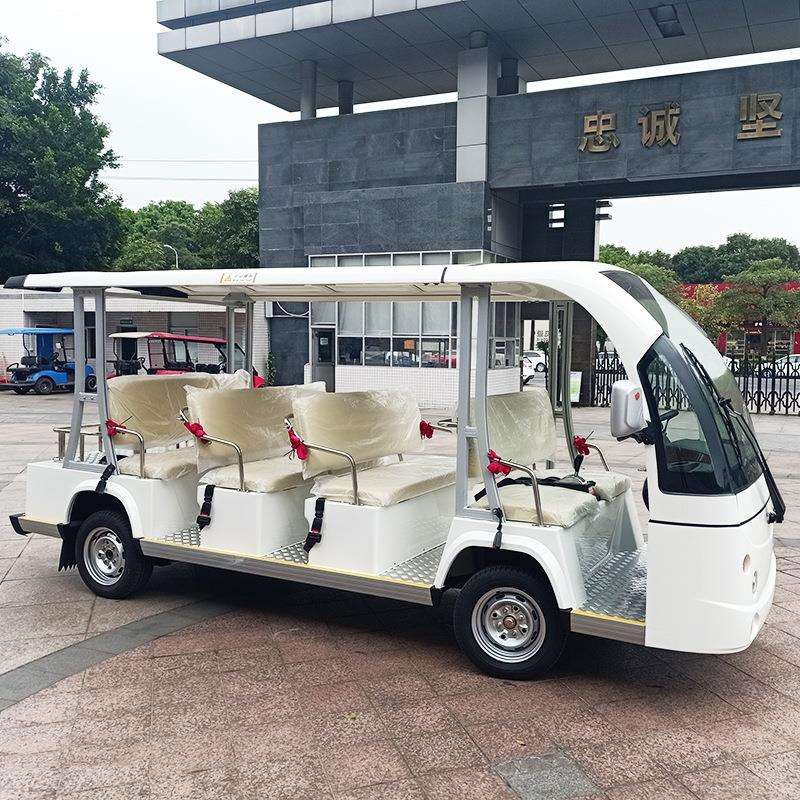 景点电动观光车 电动代步车座观光车 十一座电动巡逻游览车