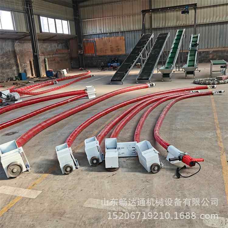 牛津软管抽沙机水稻吸谷机粮食装车设备石灰石粉运输机送料电机