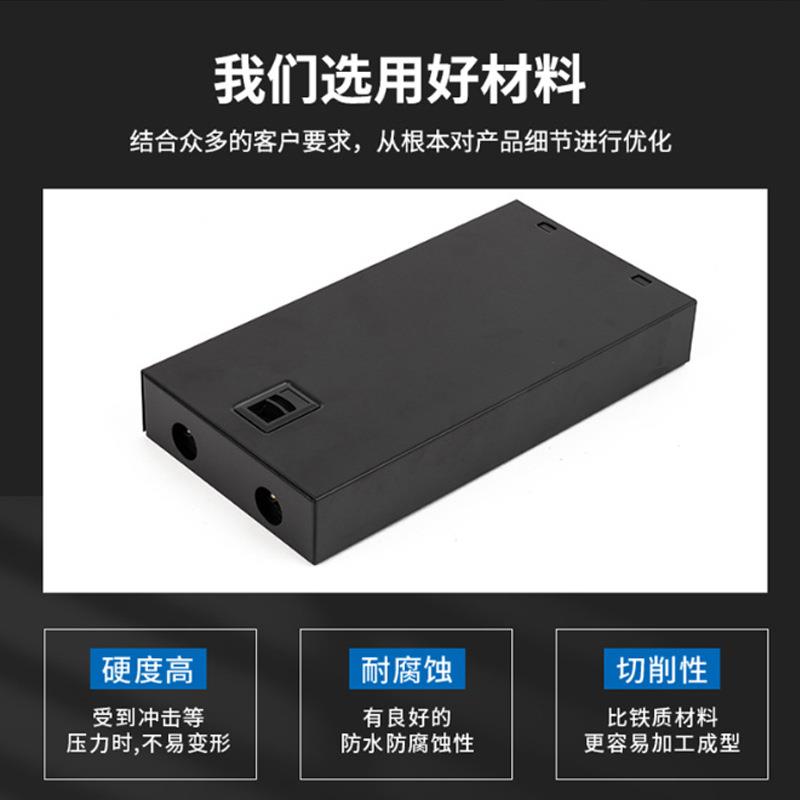 光纤熔接盒-壁挂式12口SC/LC空盒桌面式光纤终端盒光缆尾纤熔接