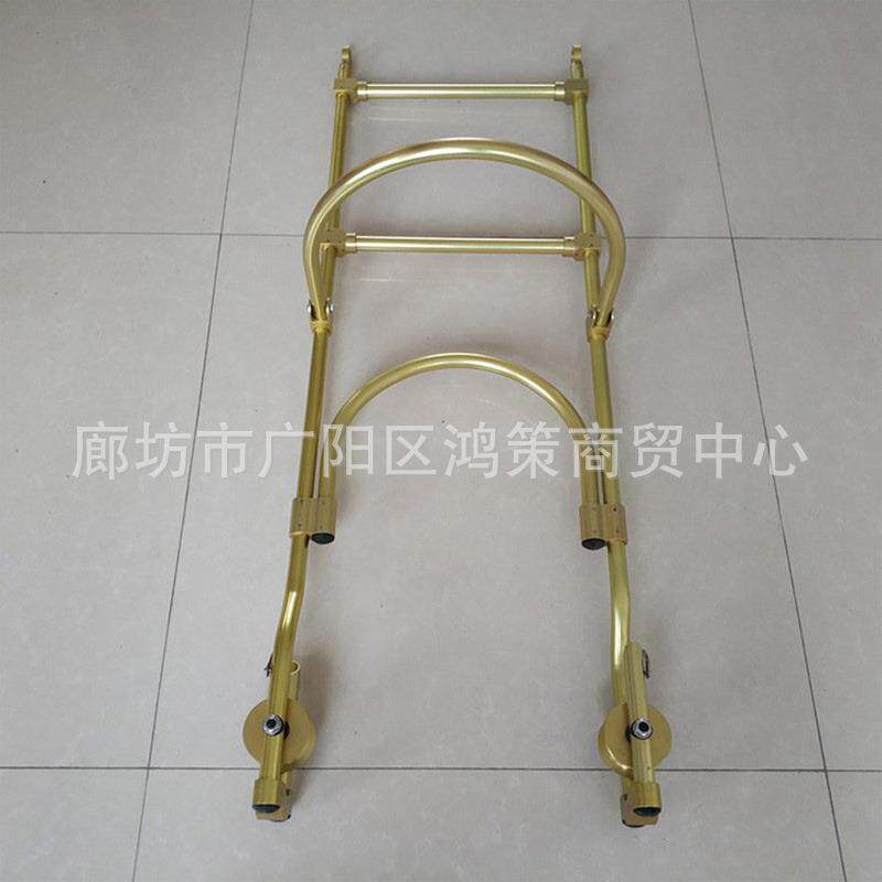 自动闭锁式逃生梯子带滑轮挂钩式软爬梯自动闭锁式挂梯合金软梯头