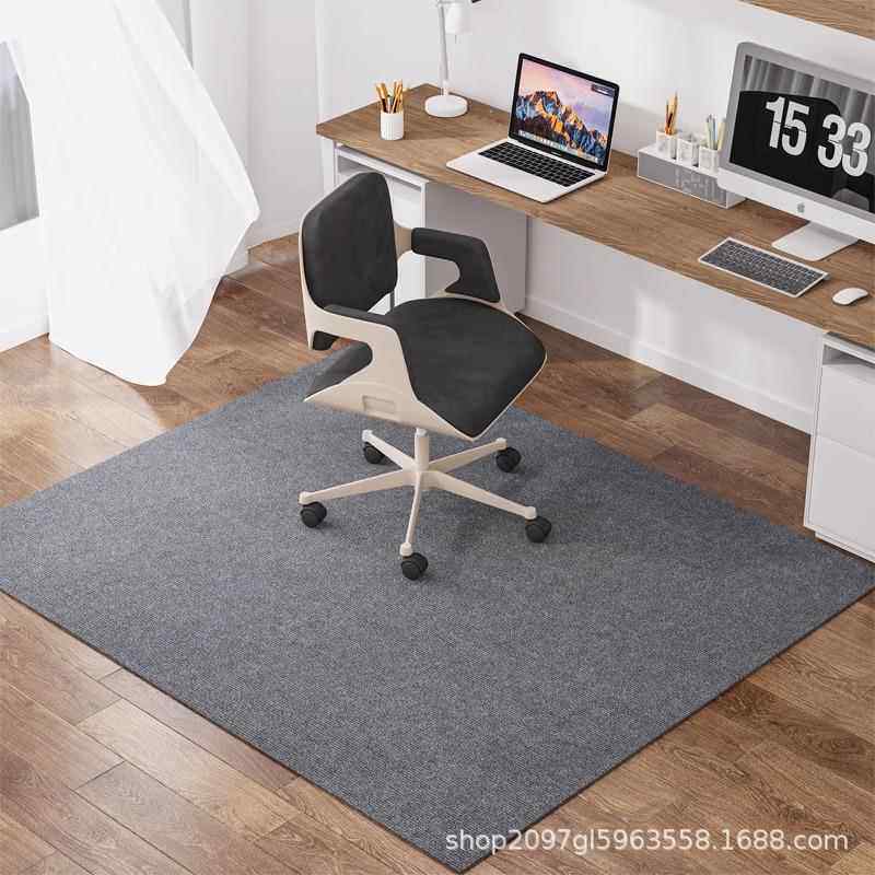 电脑椅地垫长方形垫子书房防滑转椅耐脏椅子滑轮家用书桌防磨地毯