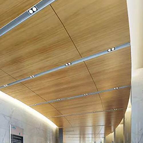 勾搭复合铝单板装饰大厅写字楼天花吊顶铝合金材料厂家铝板加工