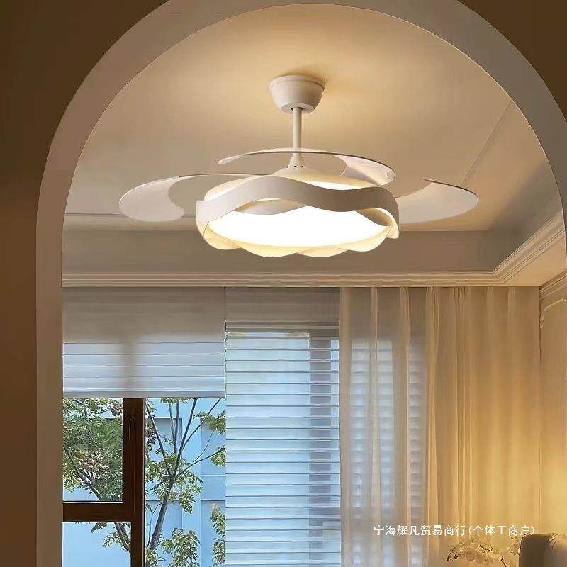 客厅餐厅灯全光谱新款餐厅灯卧室吸顶灯带风扇灯带风扇卧室风扇灯