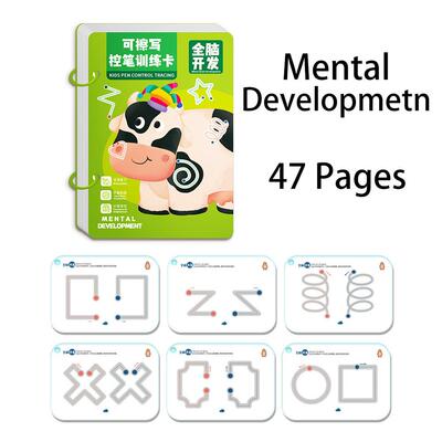 Tracing Workbook Magical Pen Control Training Cards Reusable