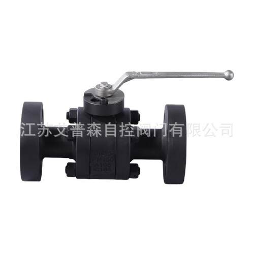 Q41F-600LB三片式锻钢法兰浮动球阀A105手动二通式高压球阀
