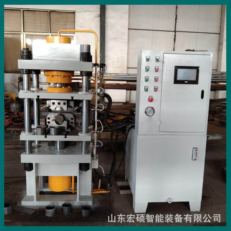 宏硕智能装备 供应锯末成型液压机 高精度游戏币成型四柱油压机