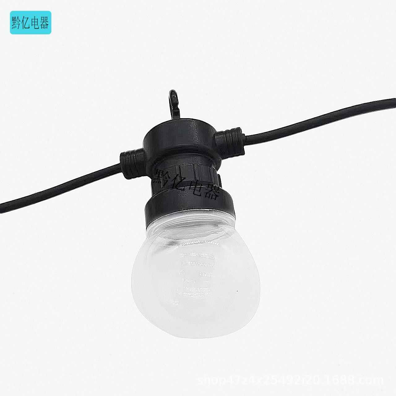 户外防水串灯 装饰灯露台太阳能灯泡串灯挂灯婚庆布置led室外灯串