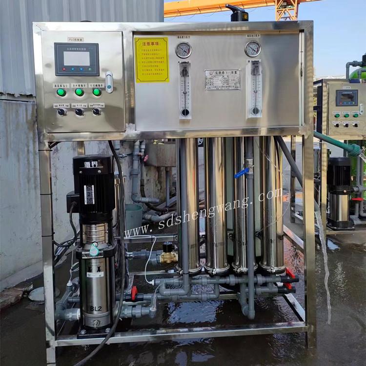 小型纯净水反渗透设备全自动一体化单级售水机胜王水处理