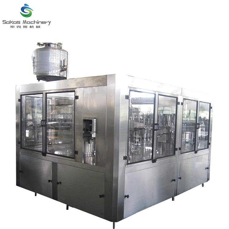 厂家直销液体灌装包装机玻璃瓶装果汁台式灌装机设备