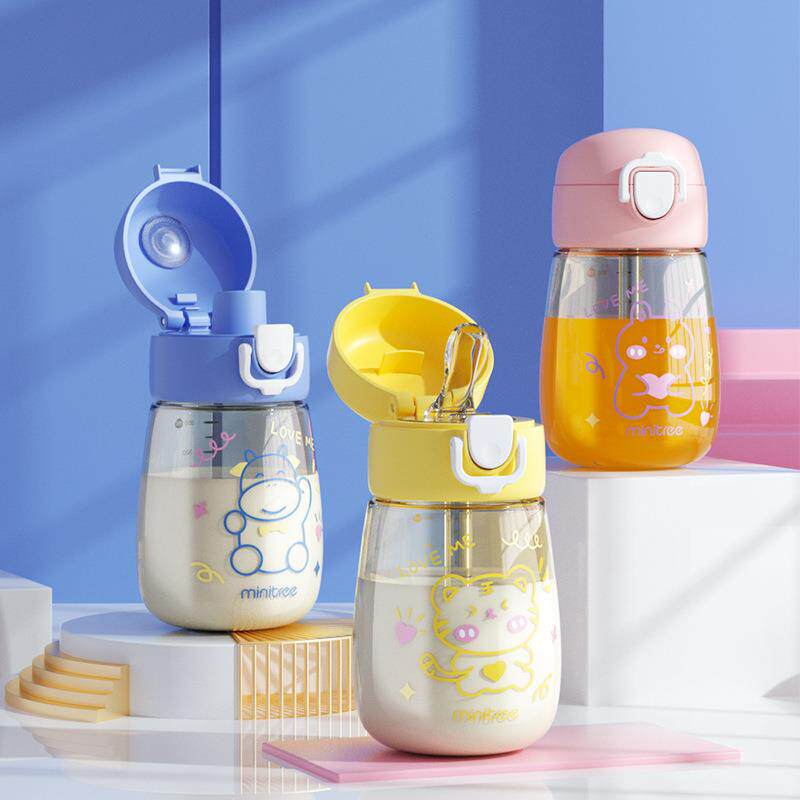 儿童水杯ppsu材质宝宝幼儿园喝奶夏季便携直饮杯子喝水吸管水壶