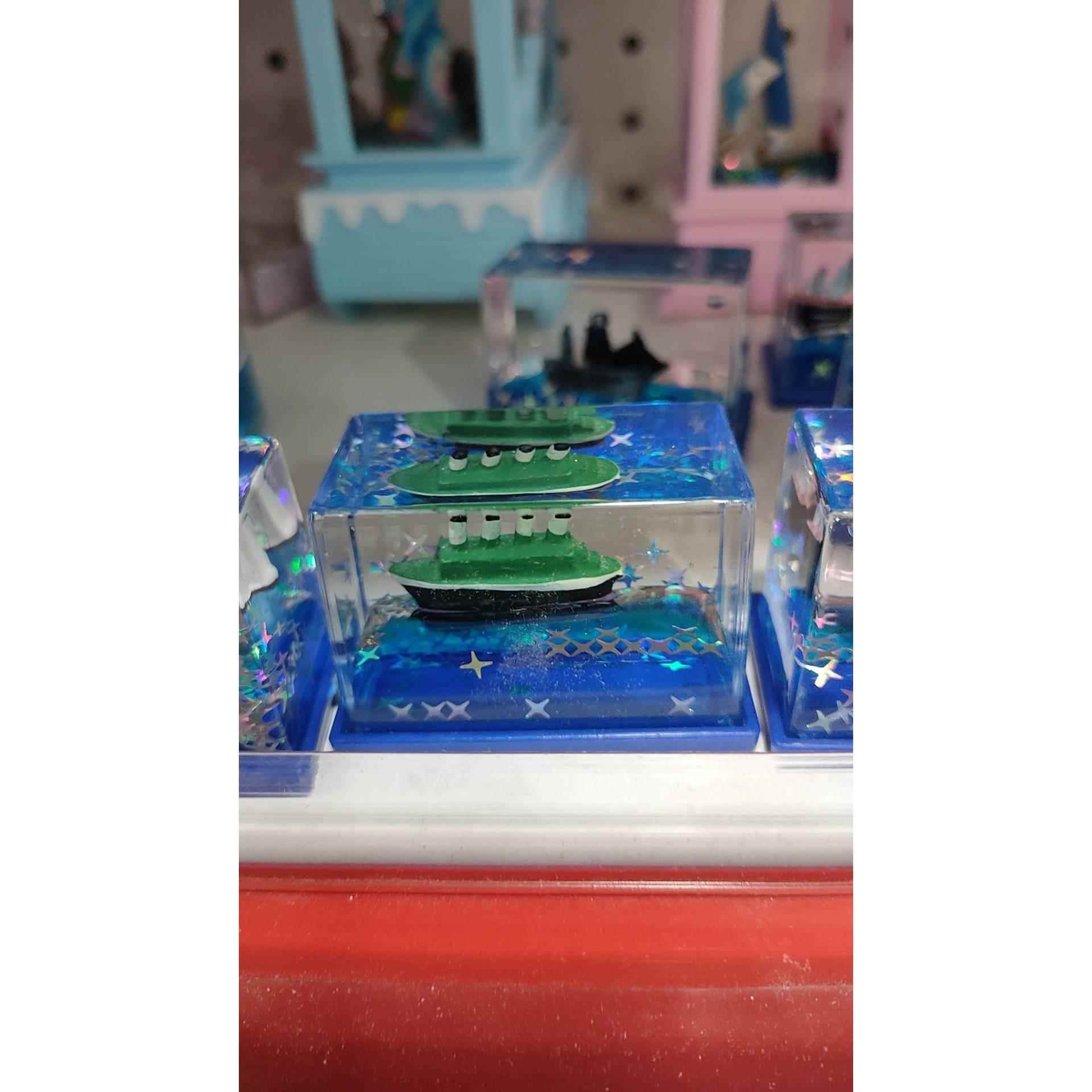 漂瓶流小帆小船动物摆生日礼物情侣创意桌面中船5.5×3×3件14.3