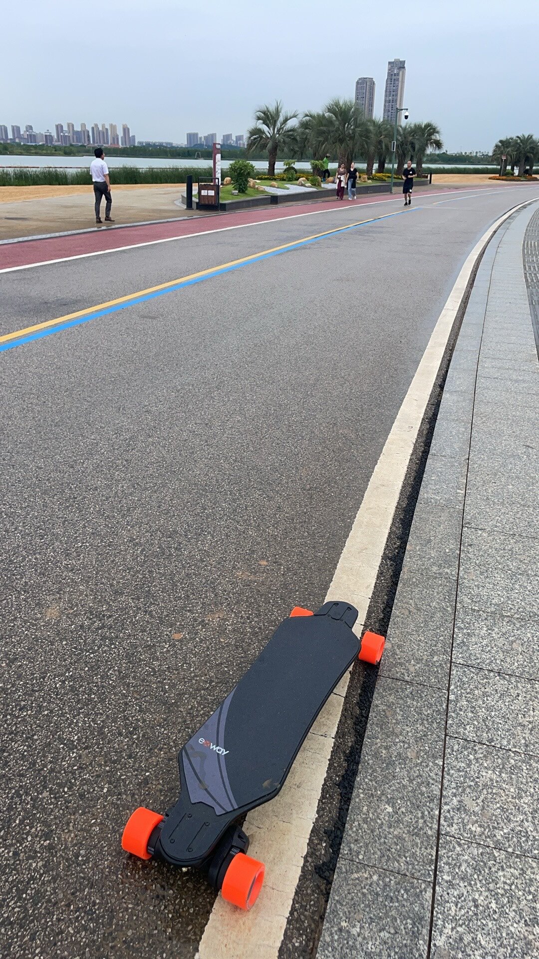 Exway Flex Электрический Лонгборд / Электроскейтборд. Эластичная амортизация, смарт-управление через приложение. Высокоскоростной транспорт. photo review