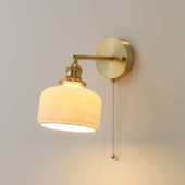 全复古铜简约现代餐厅日式 镜床头书房浴室前客厅壁灯卧室卫生间