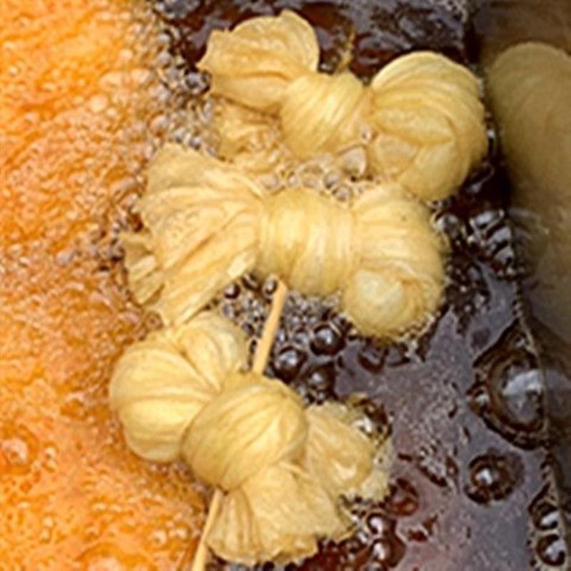无盐黄豆扣黄扣结豆皮豆结扣腐皮结腐竹结豆寇炸串火锅串串麻辣烫