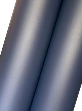 加厚蓝色麻面哑光PVC自粘墙纸纯色壁纸展台贴纸装饰贴膜翻新贴