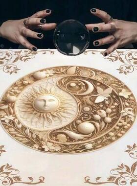 Sun Flower Astrology Tarots Tablecloth Altars Cloth