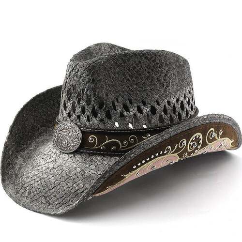 men and womens hat western cowboy jazz sun hat 西部牛仔帽