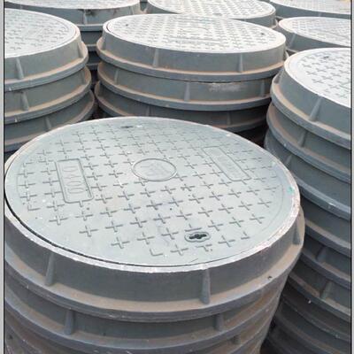 复合树脂井盖高分子窨井盖防水加厚加粗钢筋塑料沟盖板