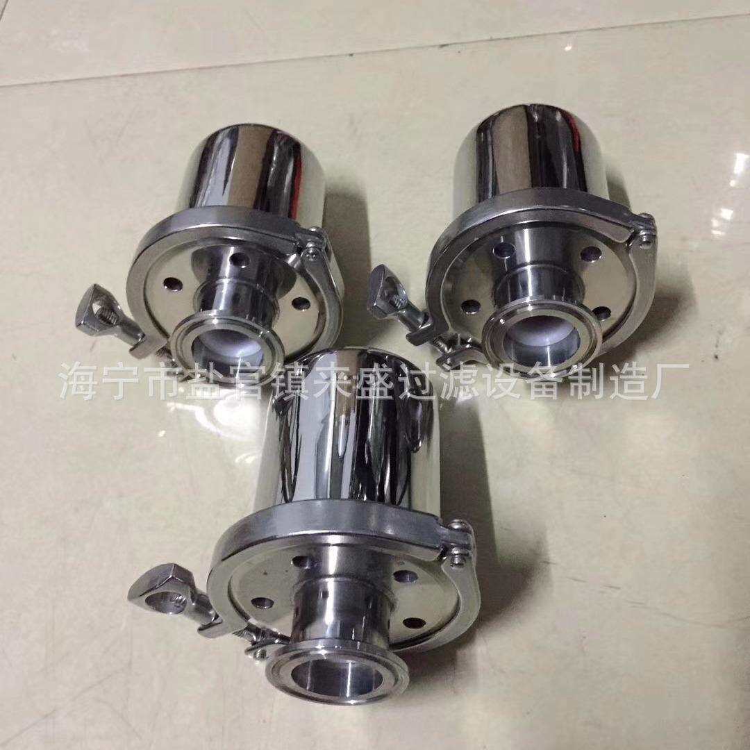 304/316L不锈钢管道卫生级微孔膜/卫生级精密滤芯筒式过滤器