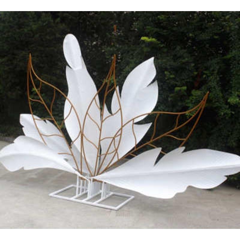 天骄商场道具背景舞台铁婚礼屏风艺羽毛新款摆件一代装饰美婚庆陈