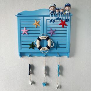 xyt地中海风格百叶窗电表箱遮挡箱装饰画壁饰配电箱装饰盒电表箱