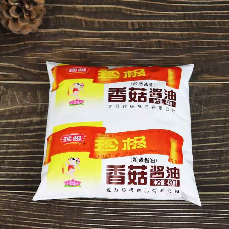 珍极香菇酱油430ml袋装 产地发货 调料酱料调味品酿造酱油